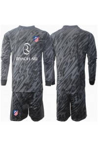 Atletico Madrid Keeper Babyklær Hjemme Fotballdrakt til barn 2024-25 Lange ermer (+ Korte bukser)